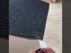 Filtro de polvo de poliuretano Esponja de malla de filtro retardante de llama negro