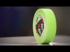 3M 401+ cinta de enmascaramiento de pintura verde resistente a altas temperaturas