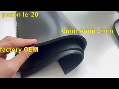 PORON LE-20 negro de espuma de poliuretano de 3 mm insonorizado a prueba de golpes