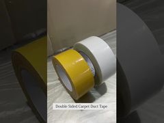 Cinta adhesiva de filamento largo de doble cara, malla de fibra de vidrio, cinta para alfombras