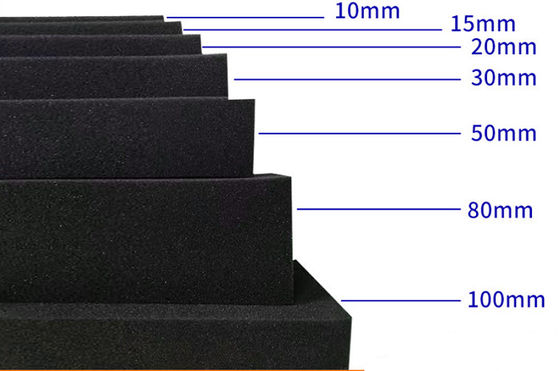 comprar C4305 Inflabilidad Hojas de esponja de espuma de caucho de neoprene Material 1 mm ~ 30 mm espesor Color negro Fabricación en línea