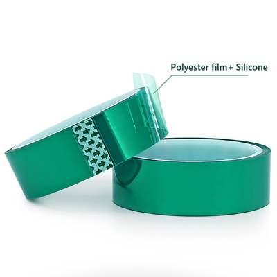 comprar 0.08mm película de poliéster PET placa de circuito verde cinta de metal resistente al calor fabricación en línea