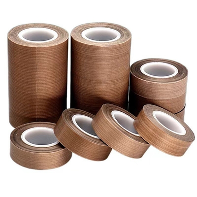 comprar Tela de sellado de aislamiento antiestático de PTFE Tela a prueba de calor marrón fabricación en línea