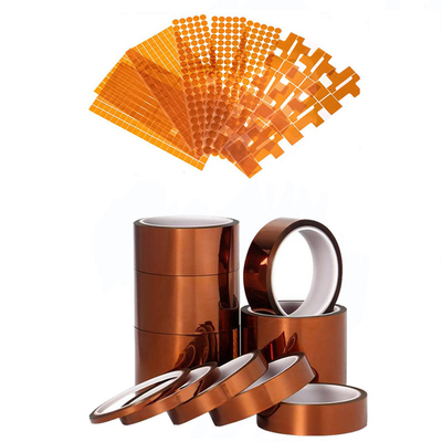 comprar 110 micrones de cinta de Kapton PI cinta de PET aislante eléctrico de poliamida de color marrón fabricación en línea