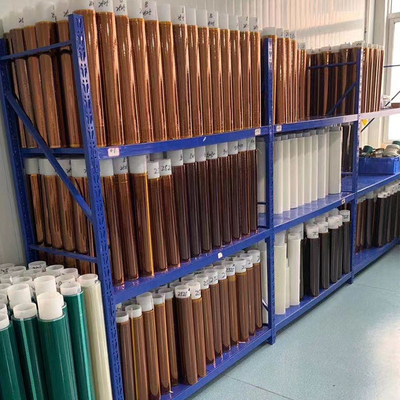 comprar 0.05 mm cinta de película de poliimida de color ámbar PI de silicona aislada 260°C fabricación en línea
