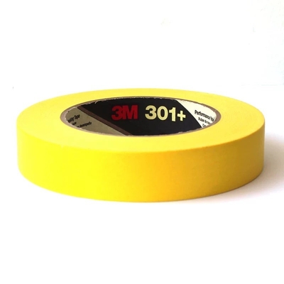 comprar 3MTM 301+ cinta de enmascaramiento de alto rendimiento amarillo fumigación industrial decoración del hogar 0.16mm fabricación en línea