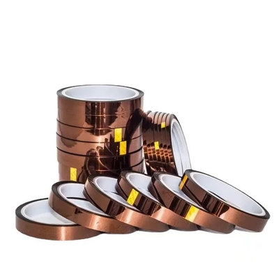 comprar Tesa 51407 Resistencia a altas temperaturas 260 grados Kapton Polyimide cinta antistática marrón fabricación en línea