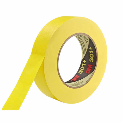 comprar 3M 301+ cinta de mascarado amarilla de alto rendimiento cinta de separación de color del pintor fabricación en línea