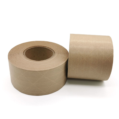 comprar Cinta de papel kraft de fibra de vidrio activada por agua para embalaje de alta resistencia online manufacture