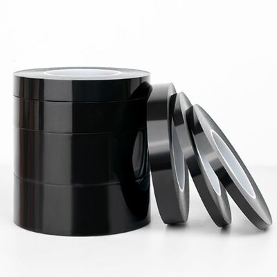 comprar 0.06mm cinta de Kapton Negro de silicona adhesivo de protección de la luz de la cinta de PCB online manufacture