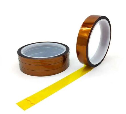 comprar Kapton Polyimide 60 micrones PI cinta adhesiva de película de poliyimida de silicona Temperatura de adhesivo 260°C Fabricación en línea