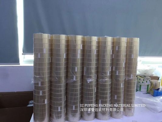 comprar Cinta de la marca del piso del micrón 35 Micron-70, cinta de empaquetado adhesiva de acrílico de BOPP fabricación en línea