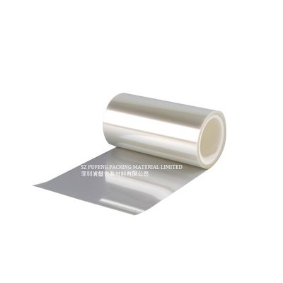 comprar Carrete de película del protector de la pantalla del teléfono móvil de 250 micrones transparente, película revestida del lanzamiento del ANIMAL DOMÉSTICO del silicón de RoHS fabricación en línea