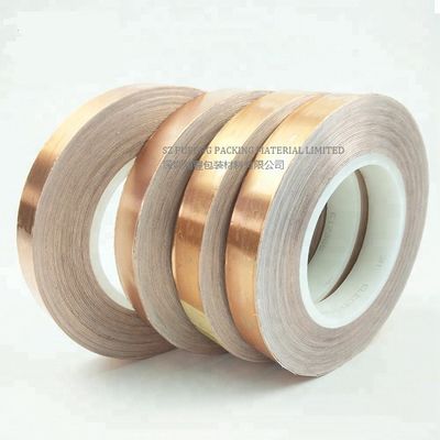 comprar Parásitos atmosféricos antis de 0.06m m del cobre de la cinta adhesiva no conductora de la hoja fabricación en línea