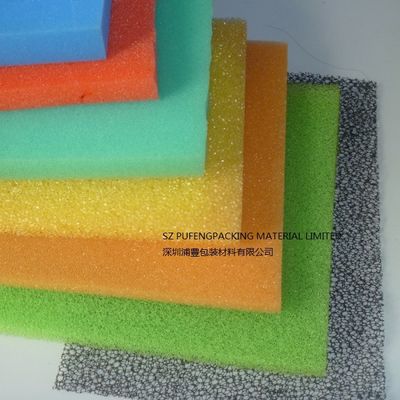 comprar Filtro de la espuma de poliuretano de 20PPI 25PPI, filtro de la esponja del carbono activado de 40m m fabricación en línea