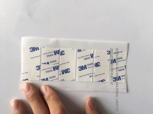 comprar cinta adhesiva adhesiva echada a un lado doble de la cinta 9448A/9448AB de 3M, cortado con tintas y en enlace de la cinta de las muestras libres del aislamiento fabricación en línea