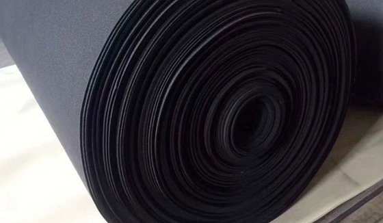 Espuma retardante de fuego E-4388 EPDM Negro de espuma única tipo etileno propileno caucho baja dureza esponja de caucho