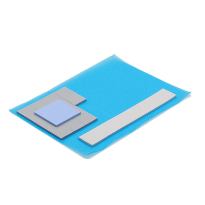 4W/m K 2mm de espesor azul hoja de silicona de alta conductividad térmica