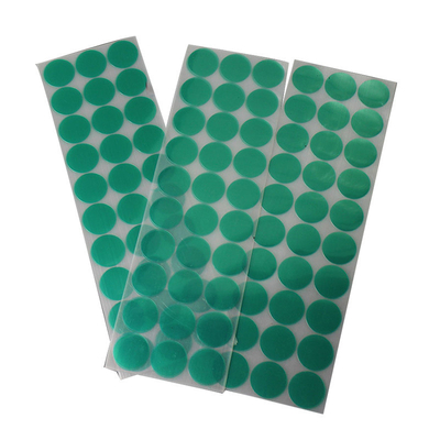 Cintas adhesivas de alta temperatura de color verde PET de película de poliéster