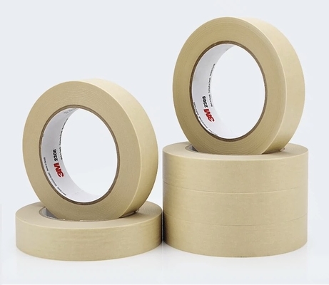 3M2308 cinta de papel fino no trazable de alta temperatura resistente a la pintura de pulverización de automóviles modelo de sombra de la decoración de la costura 1-10cm de ancho