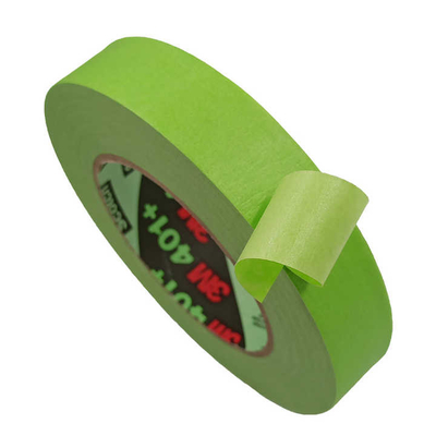 3M 401+ Cinta de enmascaramiento de pintura verde resistente a altas temperaturas