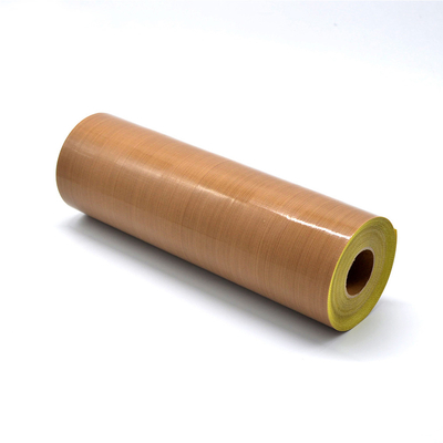 Tejido de fibra de vidrio PTFE de alta temperatura de 260 °C con papel de liberación