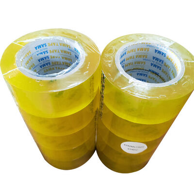 Cinta adhesiva transparente BOPP de 45μm de espesor, 48MM × 150Y por rollo