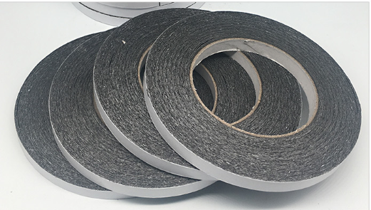 Black Double Sided Tissue Tape, High Viscosity Rubber Adhesive Tape for Architectural Decoration