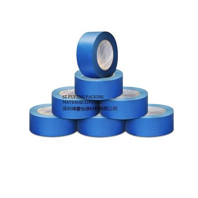 cinta adhesiva que enmascara con el papel de crespón resistente ULTRAVIOLETA, cinta adhesiva a prueba de calor azul de 3M RoHS