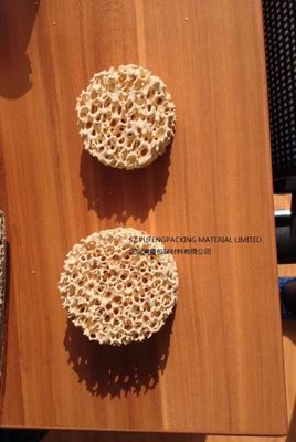 Filtro de cerámica de la espuma de la circona 10PPI para la cordierita del bastidor del hierro