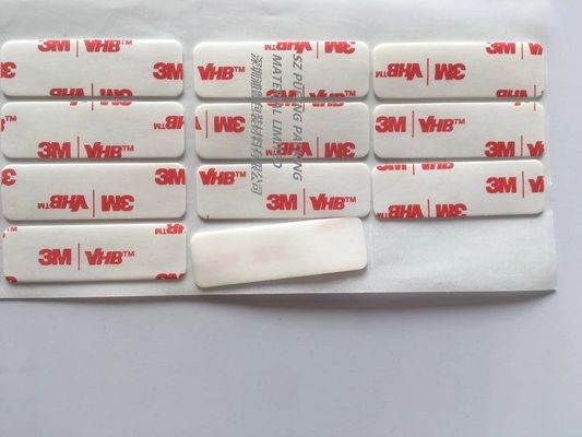 Cinta de acrílico de la espuma de ROHS que corta el uso adhesivo adhesivo de 3M con tintas Vhb de la cinta del doble transparente de Vhb extensamente