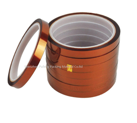 Rollo de cinta adhesiva resistente al calor de película de poliamida con resistencia a la tracción 20N/25mm
